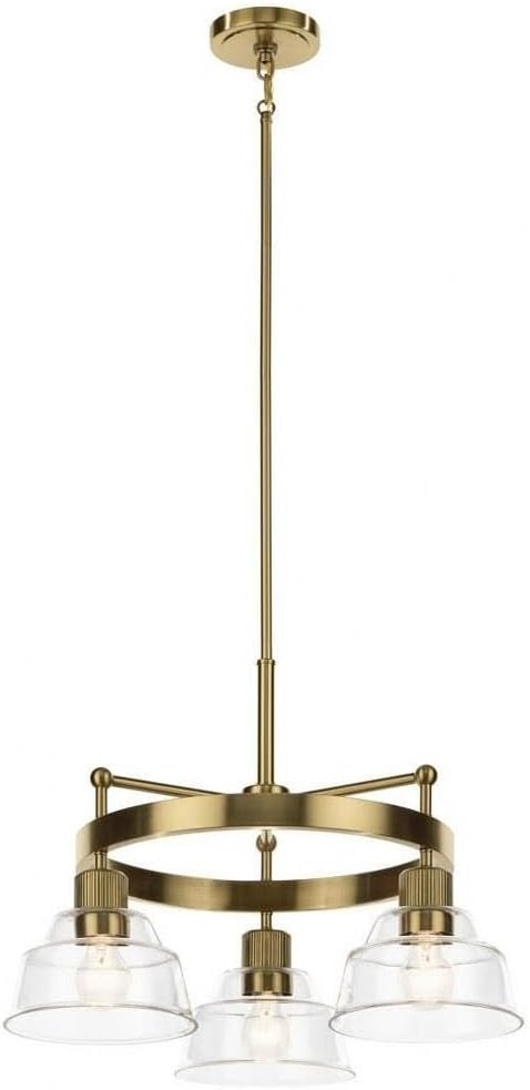 Kichler Lighting Eastmont 3 - Light Chandelier in  Brushed Brass