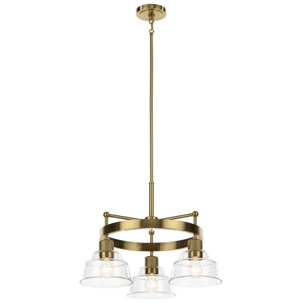 Kichler Lighting Eastmont 3 - Light Chandelier in  Brushed Brass