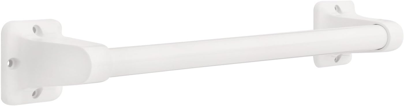 Delta 2.9-in White Wall mount Grab Bar ( 500-lb Weight Capacity )