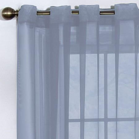 Arm & Hammer Curtain Fresh™ Odor-Neutralizing Sheer Voile Grommet 59 x 63 Curtain Panel in Ivory