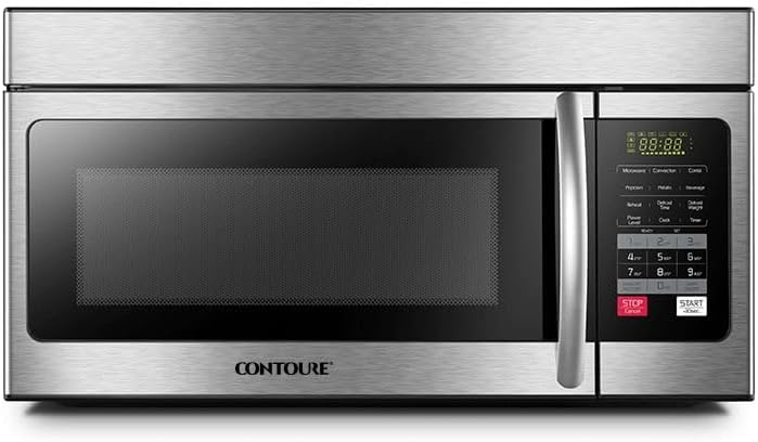 NAT.QUALITY Contoure Over the Range Microwave Oven 1.6 Cubic Foot 30 in Stainless Steel