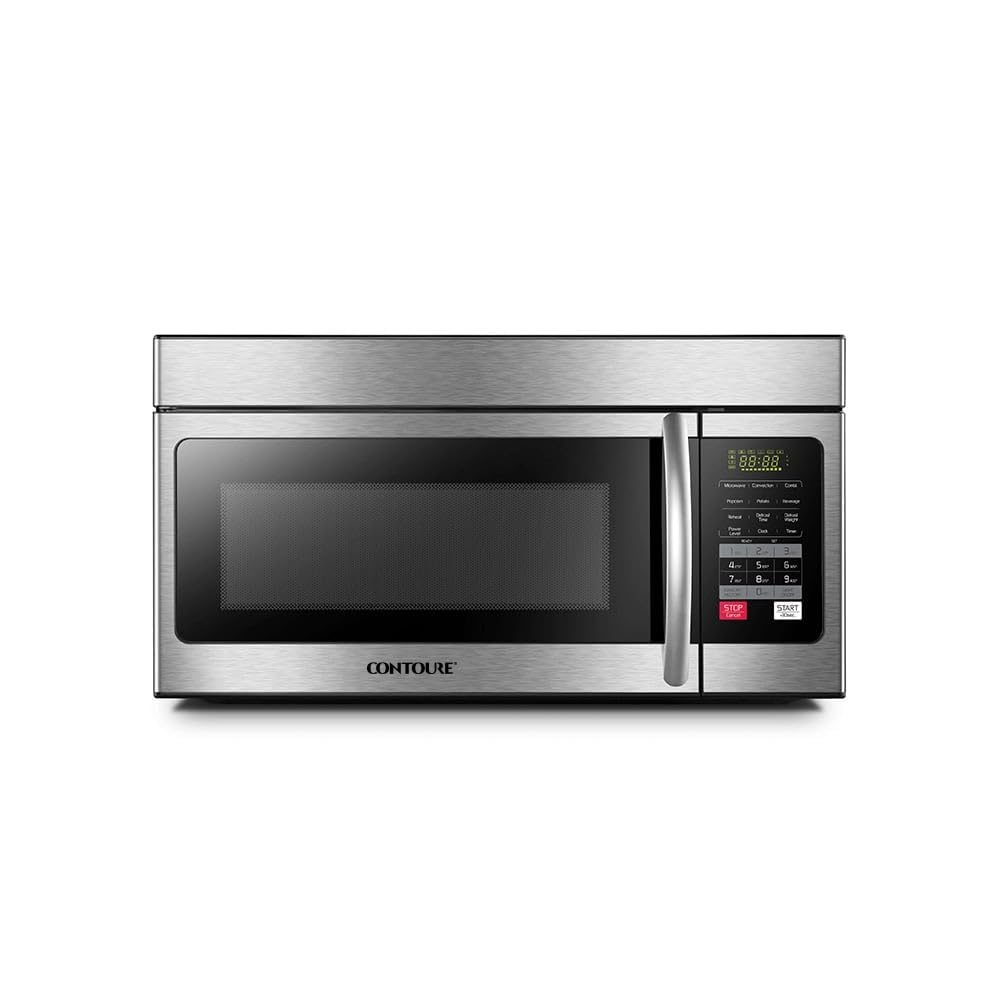 NAT.QUALITY Contoure Over the Range Microwave Oven 1.6 Cubic Foot 30 in Stainless Steel