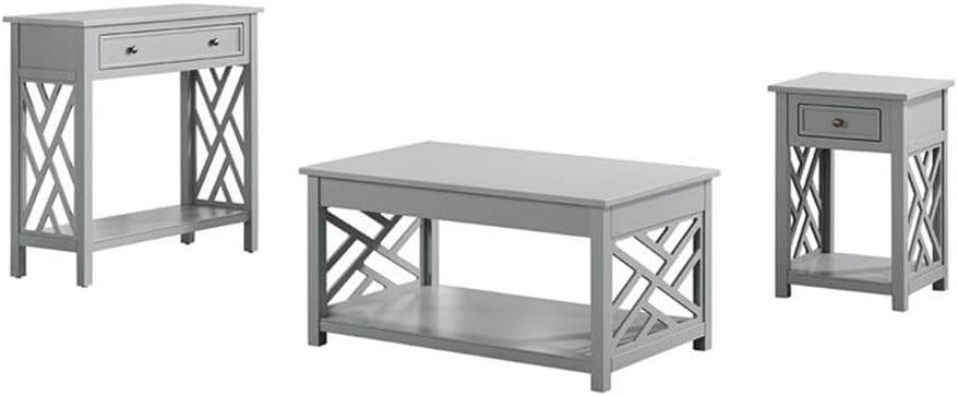 Coventry 36" Coffee Table, End Table and Console/TV Table, Set of 3