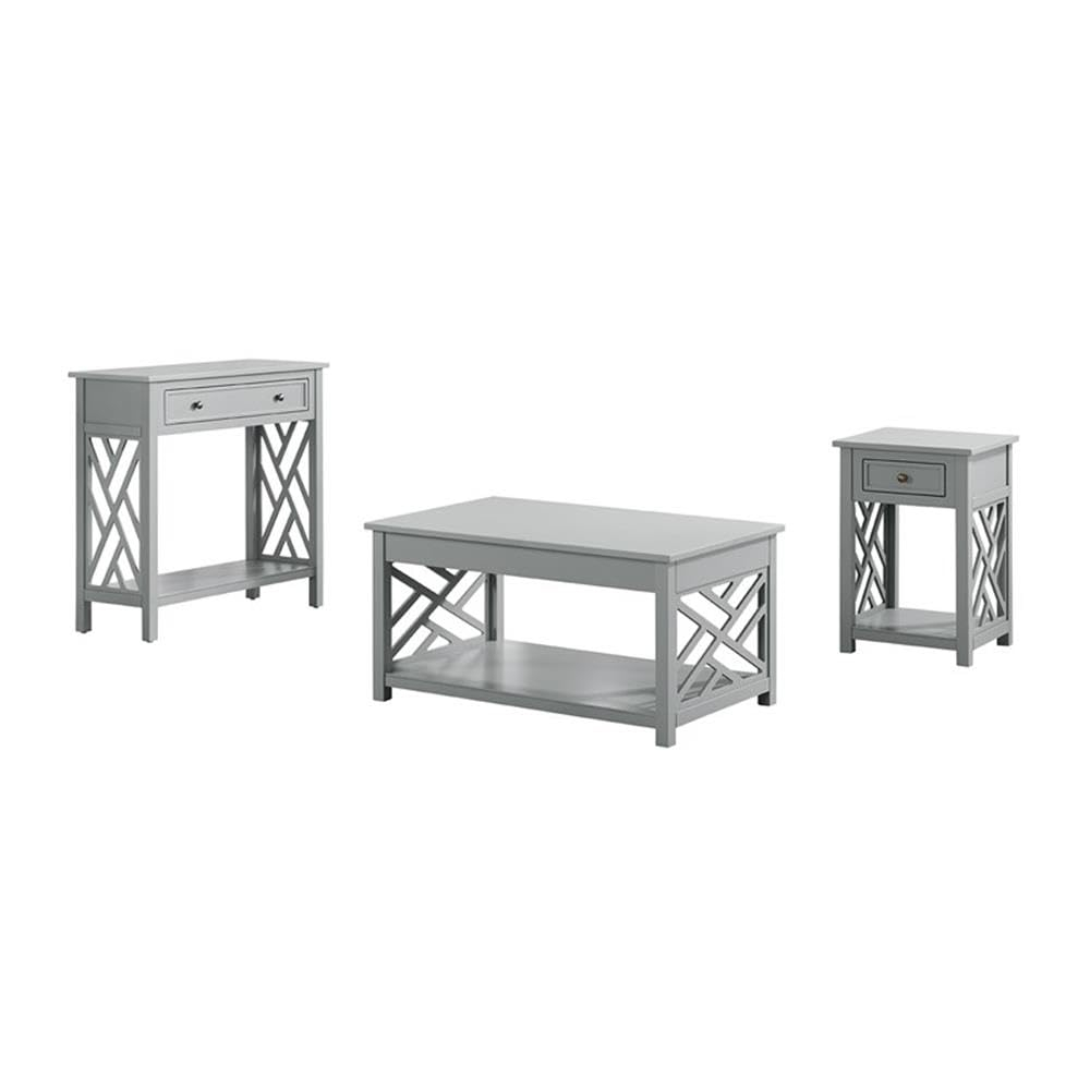 Coventry 36" Coffee Table, End Table and Console/TV Table, Set of 3