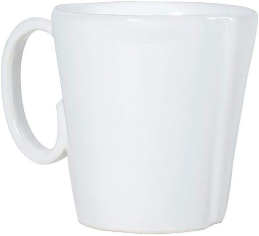 White Ceramic Microwave Safe Coffee Mug