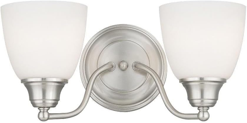 Livex Lighting Somerville 2 - Light Vanity in  Brushed Nickel