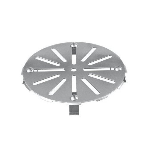 Chrome Round Stainless Steel Snap-In Floor Drain Cover