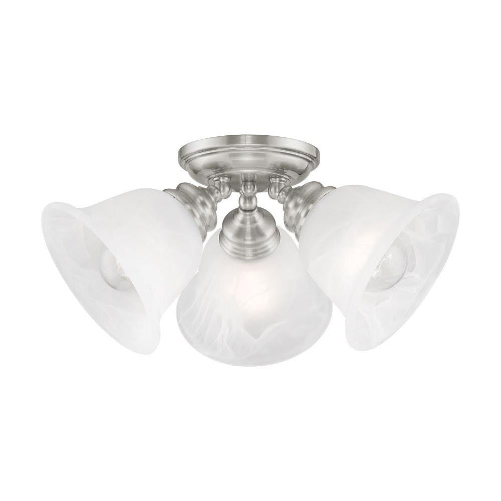 Livex Lighting Essex Ceiling Mount in Brushed Nickel