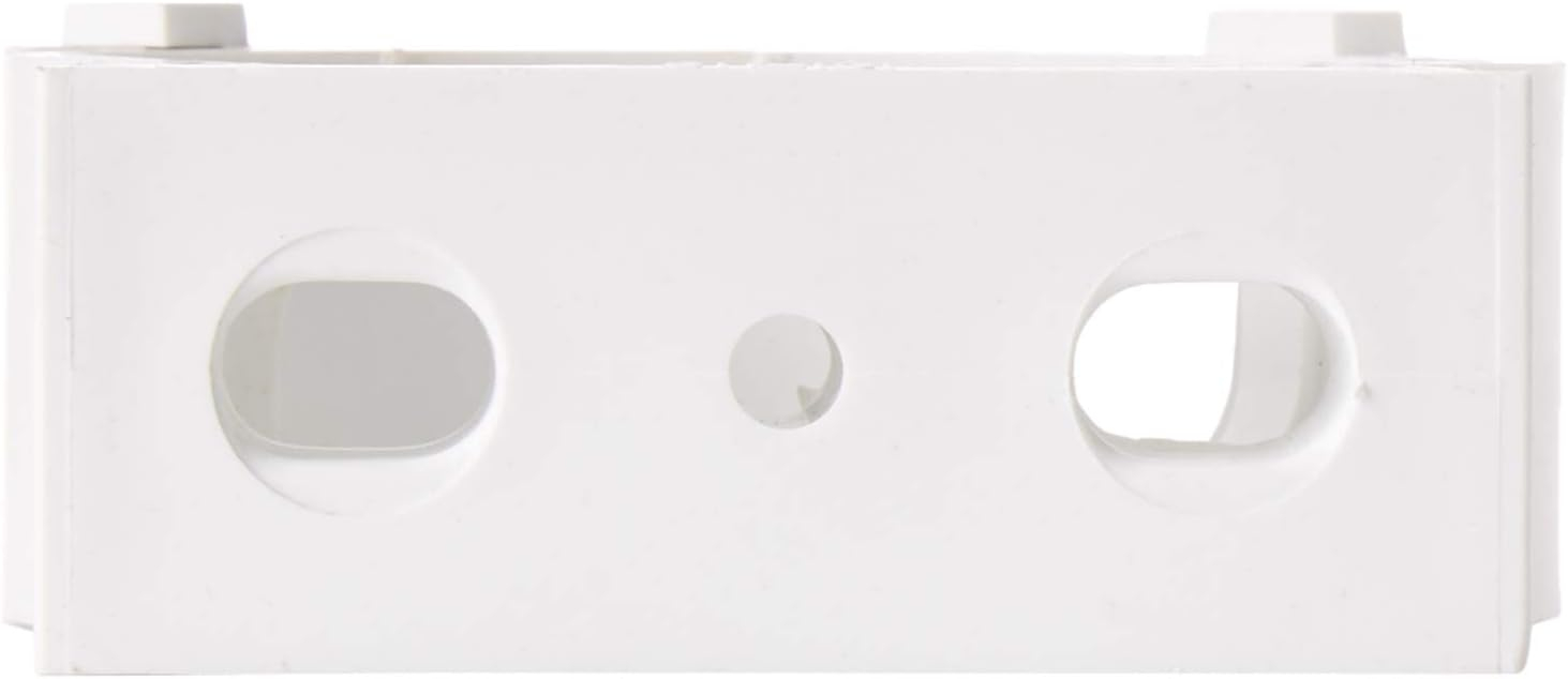 SnapnStrut 101-115HSPP White 10pack White Surface Mount Polypropylene Pipe Hanger, American Made for 4 inch Pipe, one-Piece Hanger for Pipes, Cable, or Conduit.