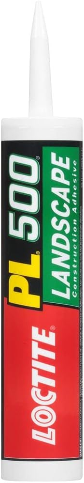 Loctite Landscape Block Adhesive, Paste, Acetone, Beige/Tan, 10 oz Tube