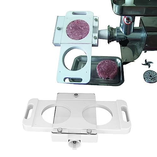 White Non-Stick Plastic Hamburger Press Patty Maker