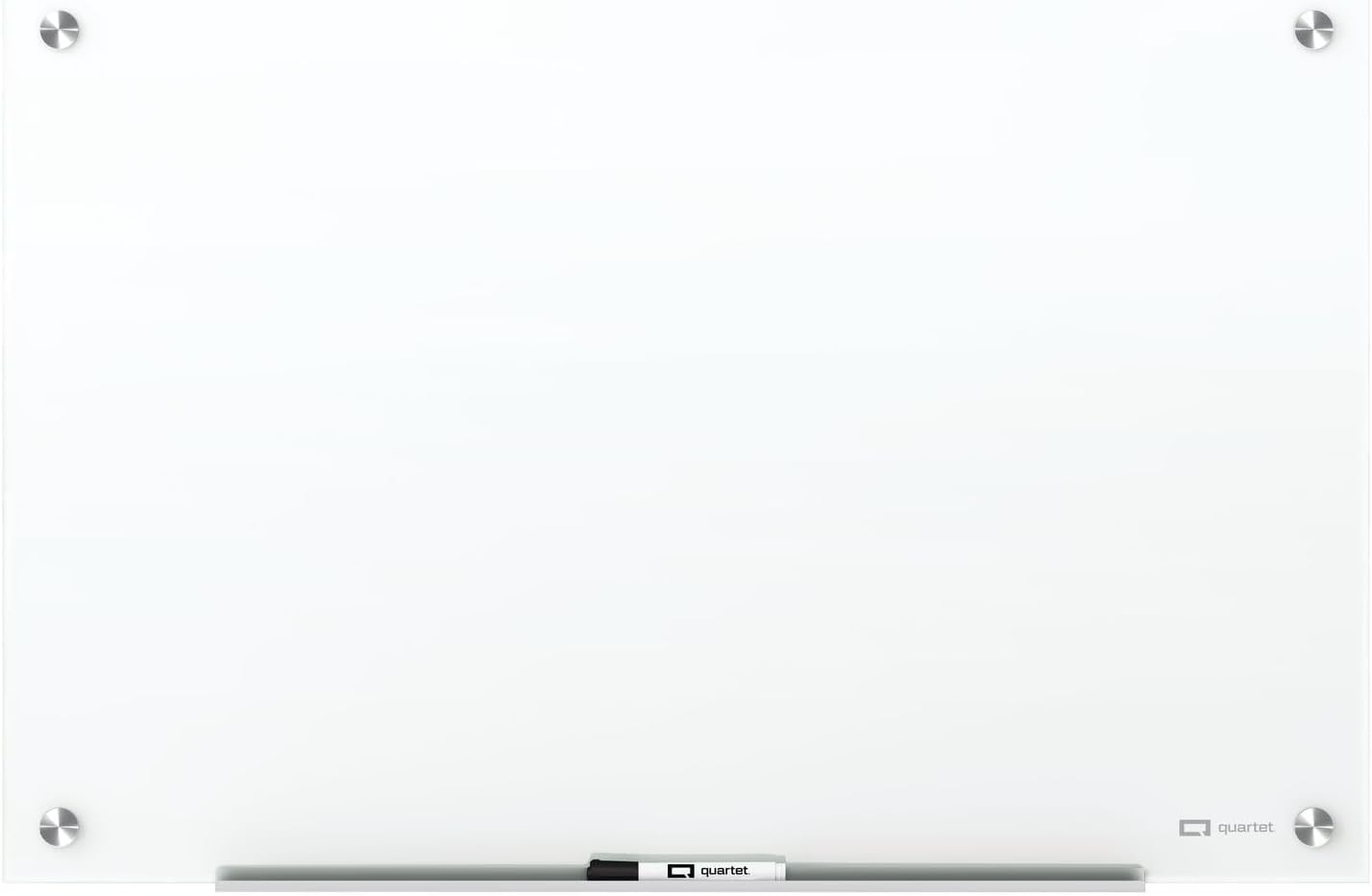 Quartet Brilliance Glass Dry-Erase Board 72 x 48 6 x 4 Large Whiteboard - Glass