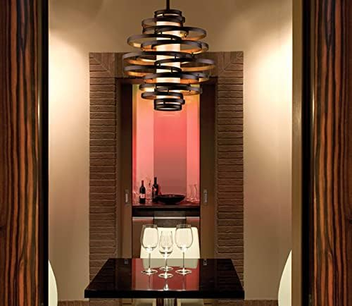 Large Modern Silver Crystal Pendant Light with Citrine Ice Glass Shade
