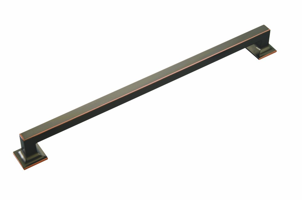 Hickory Hardware Studio Collection Appliance Pull 18 Inch Center to Center Oil-Rubbed Bronze Highlighted Finish