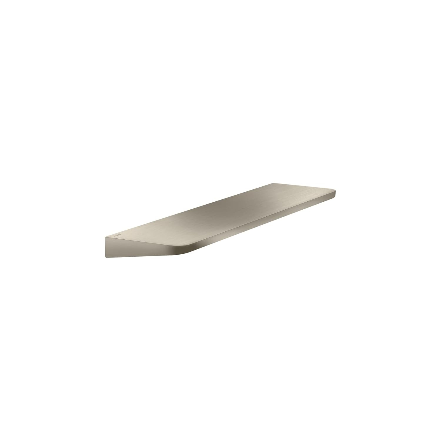 AXOR Universal Circular 16-inch Modern Shelf, 16" in Brushed Nickel, 42844820