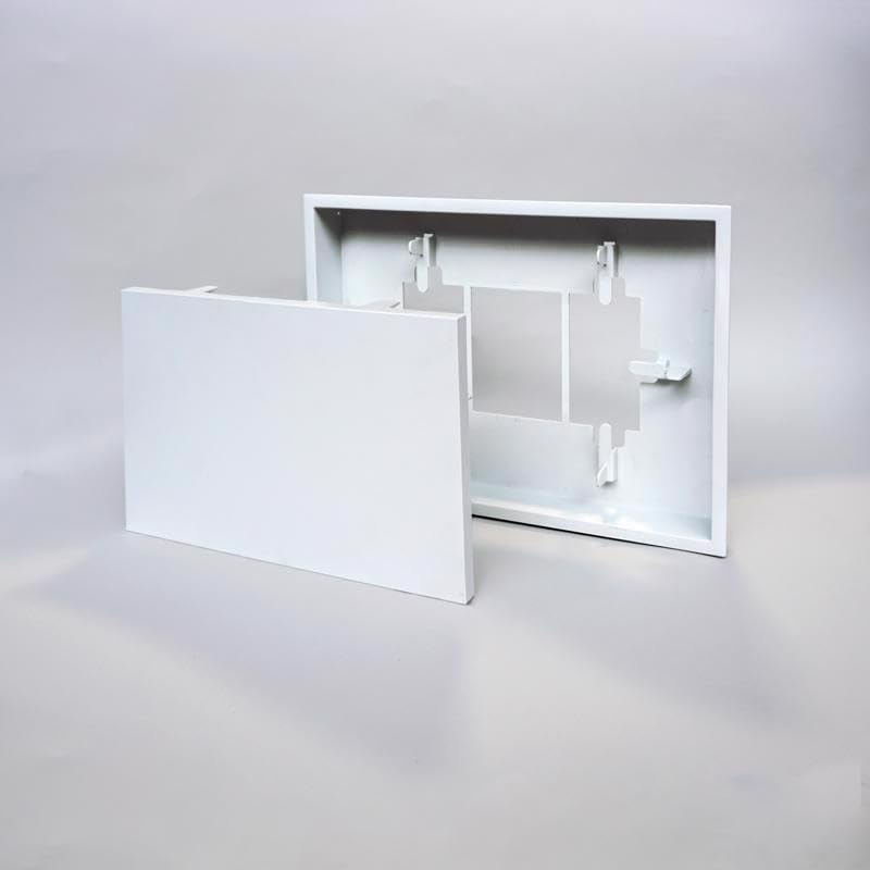 Aria Vent Drywall Lite Frame Collection Air Return, Satin White (10" x 14")