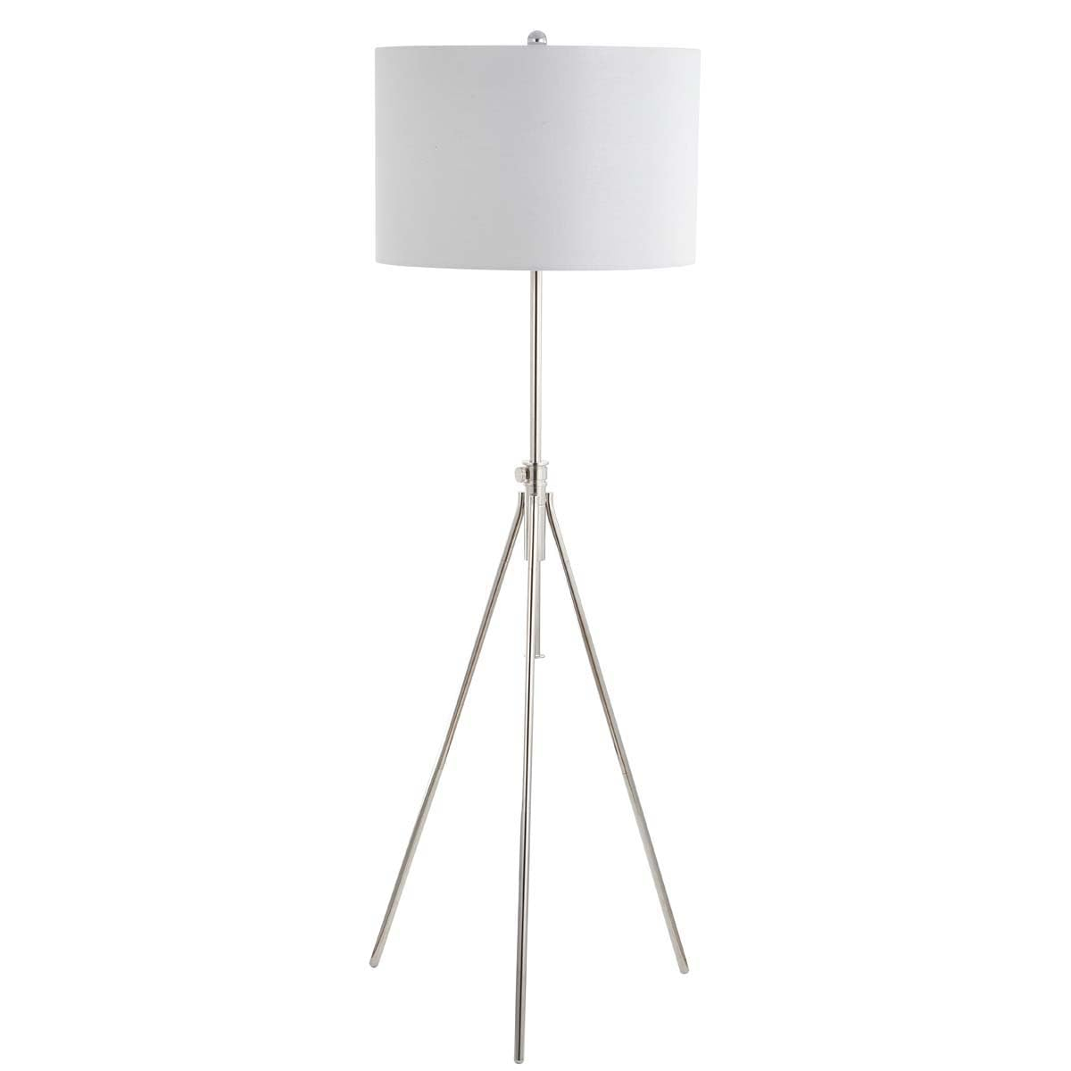 Cipriana Floor Lamp - FLL4007 - Silver/White - Safavieh