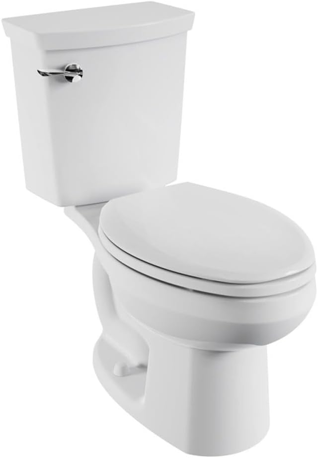 American Standard H2Option 1.1 Gallons GPF Elongated Comfort Height Floor Mounted Two-Piece Toilet (Seat Not Included)