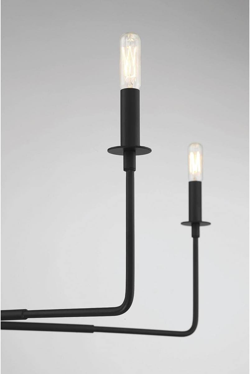 Savoy House Salerno 6 - Light Chandelier in  Matte Black