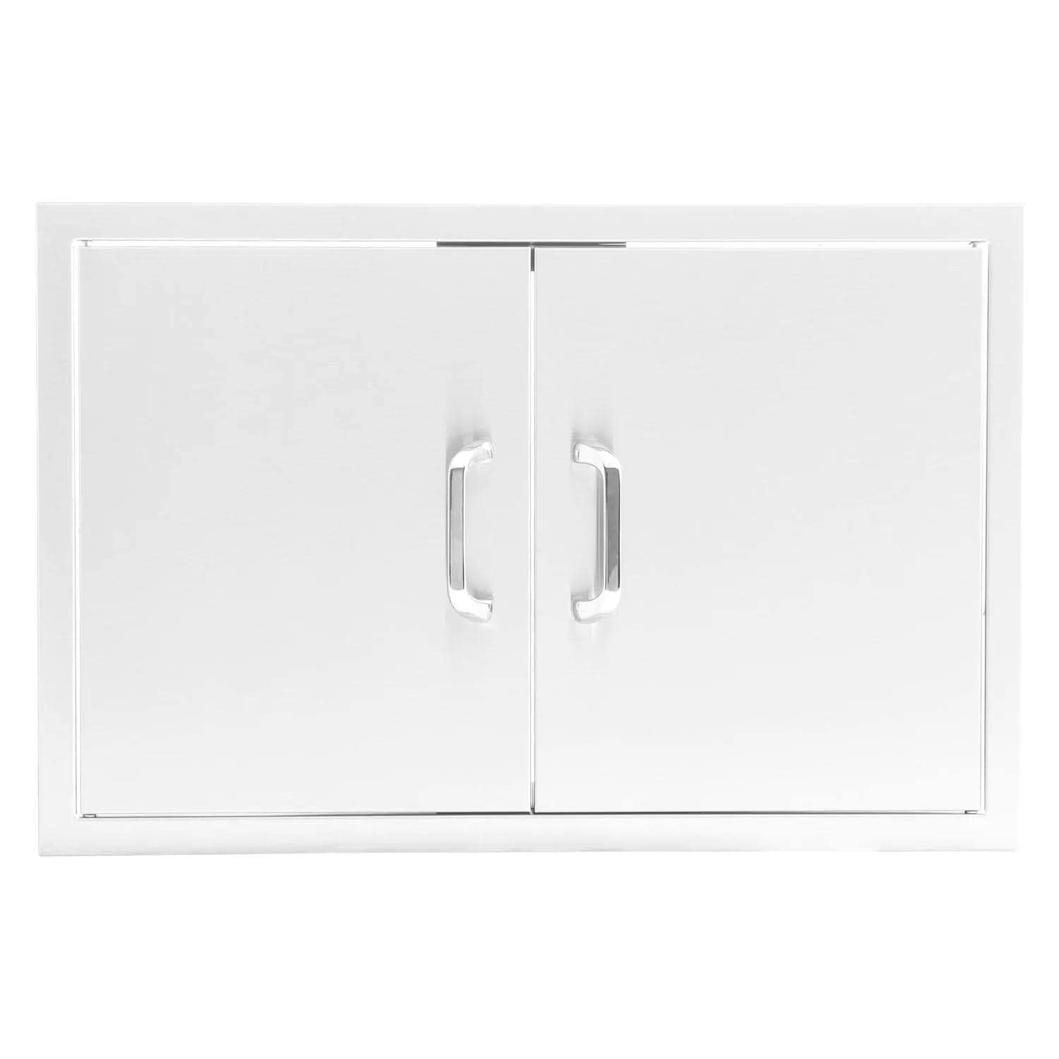 BBQGuys Signature 25-Inch Stainless Steel Double Access Door - Traditional