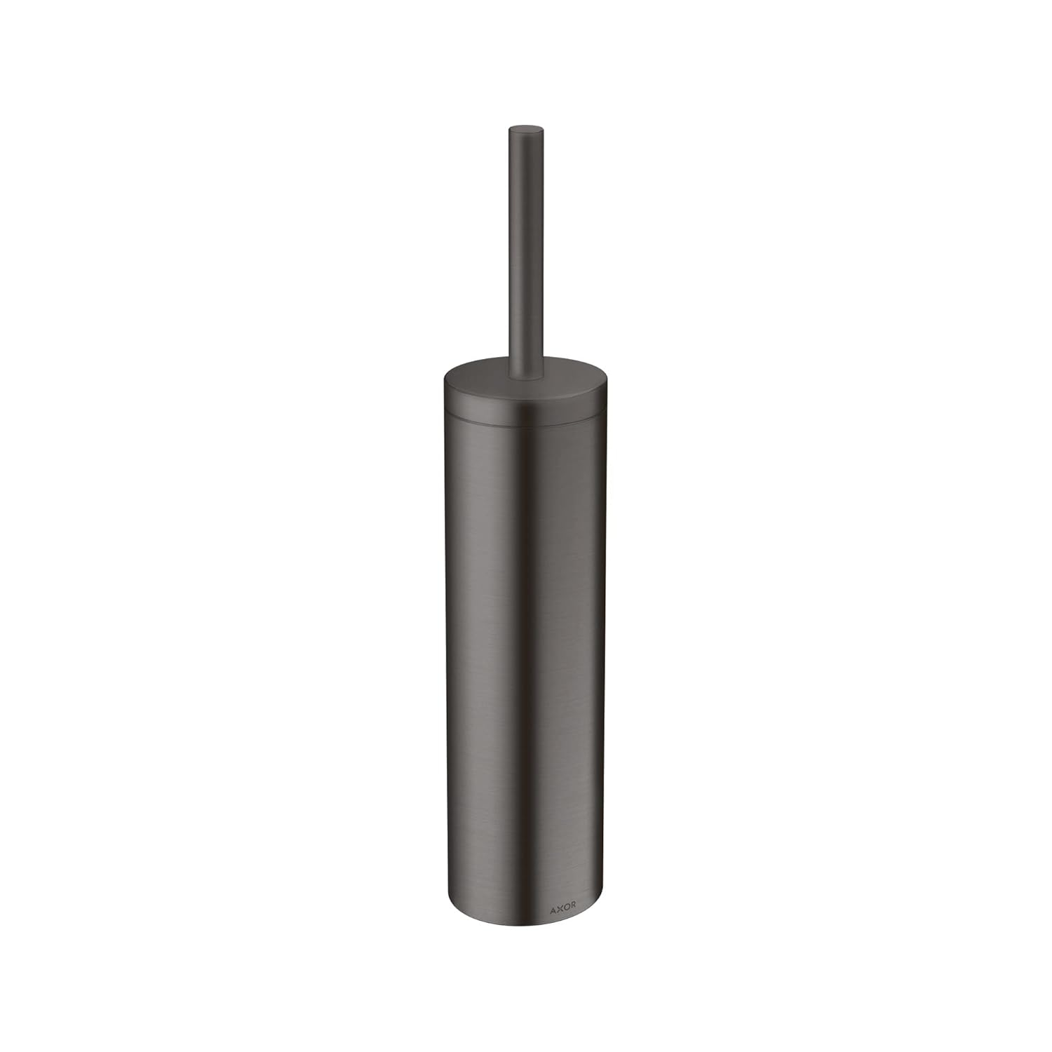 Brushed Black Chrome Wall-Mounted Toilet Brush Holder