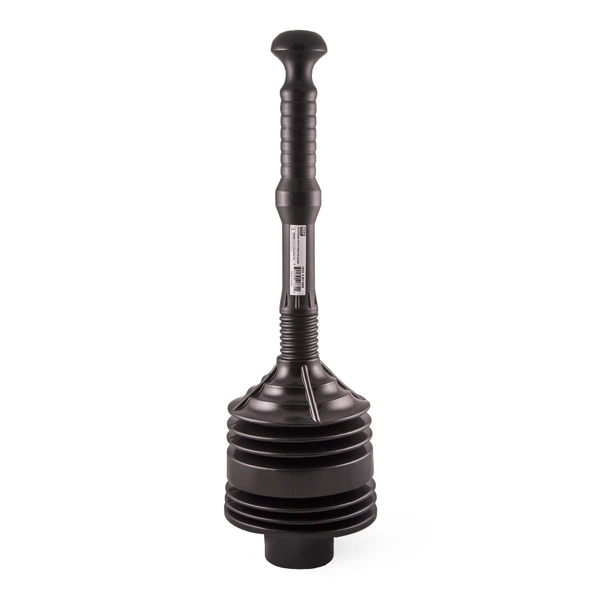 Supply Giant SU3227 Accordion Toilet Plunger, Unclogs Sinks, Toilets, and baths, with Large Bellows for Extra Powerful Plunge