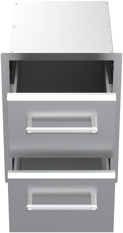 Spire Vertical Double Drawers (10"/10"), 780-0016B