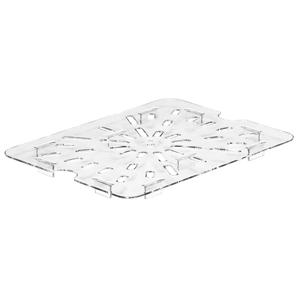 Clear Polycarbonate Half Size Drain Shelf for Food Pans