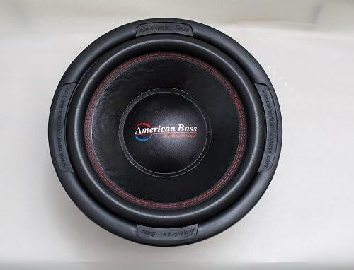 American Bass Usa xD 1222 1000 Watt Max Dual 2Ohm 12 Inch Subwoofer, Black