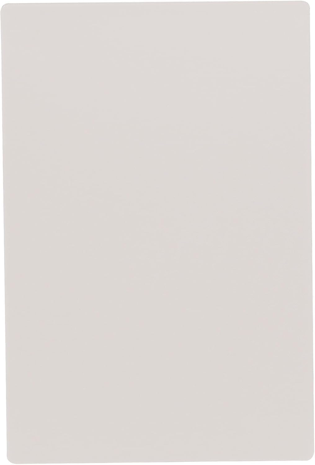 TableCraft CB1824WA White Polyethylene 18 x 24 Cutting Board"