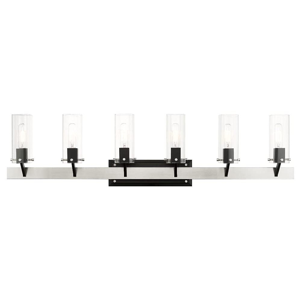 Livex Lighting Beckett 6 - Light Vanity in  Brushed Nickel
