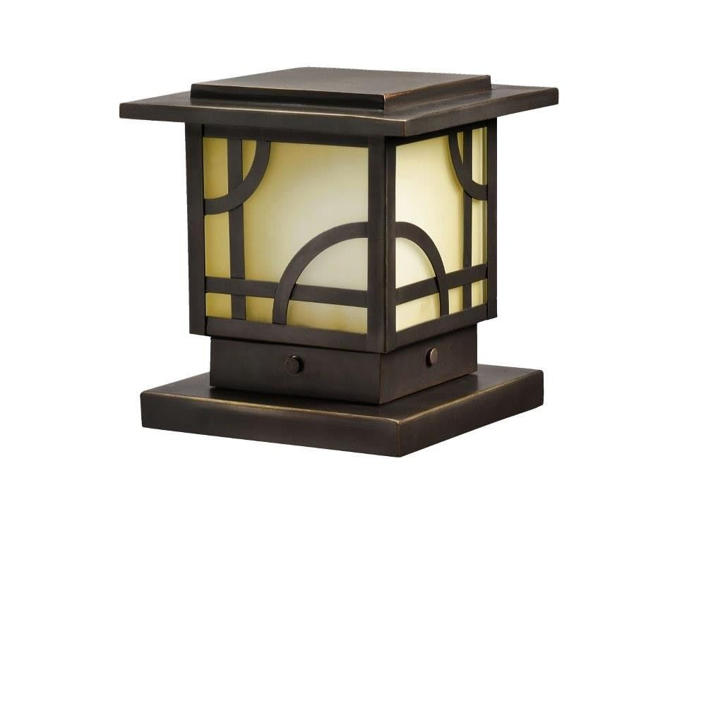Kichler 15474OZ Larkin Estates Post Light, Olde Bronze