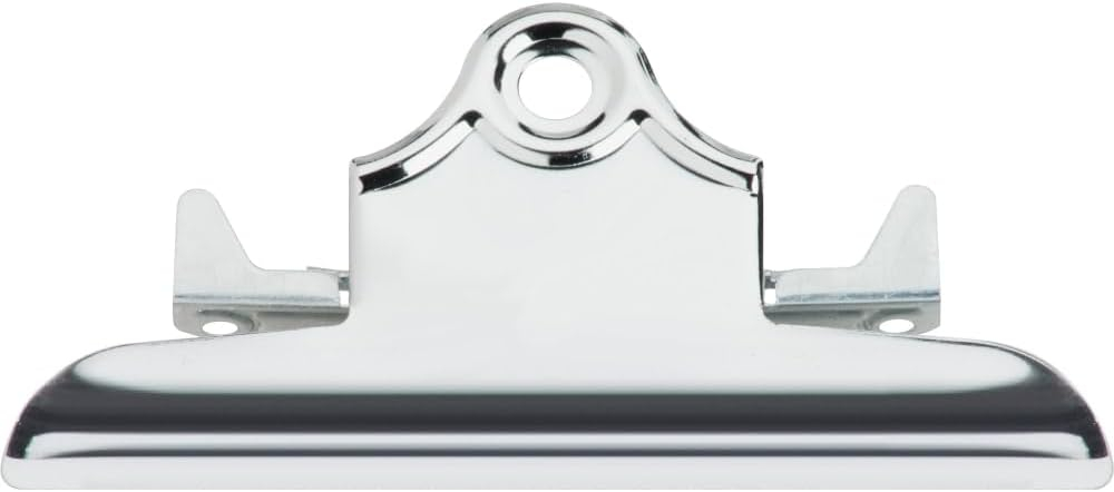Sparco Metal Clip For Clipboard 6" W Nickel-Plated Brown 00897