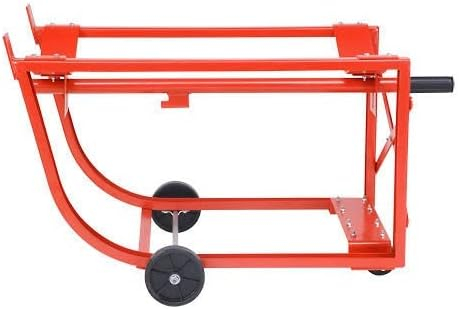 Easy Steer Drum Cradle with 5 in. & 3 in. dia. Polyolefin Wheels for 55 gal Steel Drums
