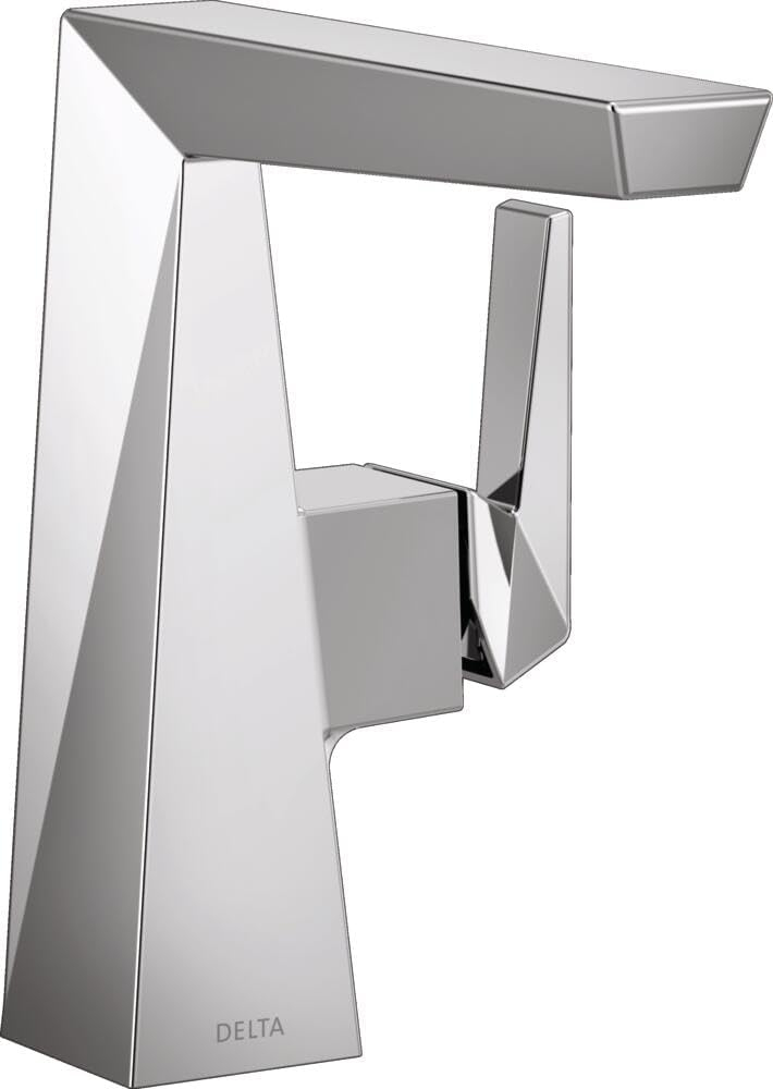Delta Trillian Modern Chrome 7" Single Hole Brass Bathroom Faucet
