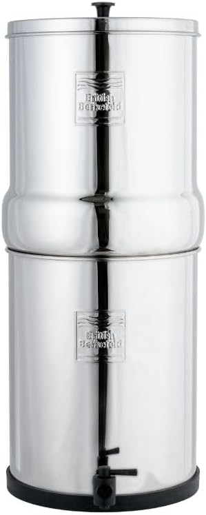 British Berkefeld Stainless Steel 6 Liter Gravity Water Filter System