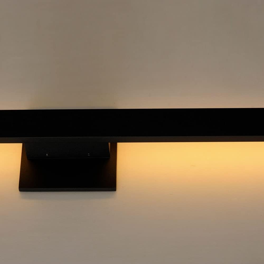 24 Inch 13W 2 Led Outdoor Wall Sconce-Black Finish Et2 Lighting E41343-Bk