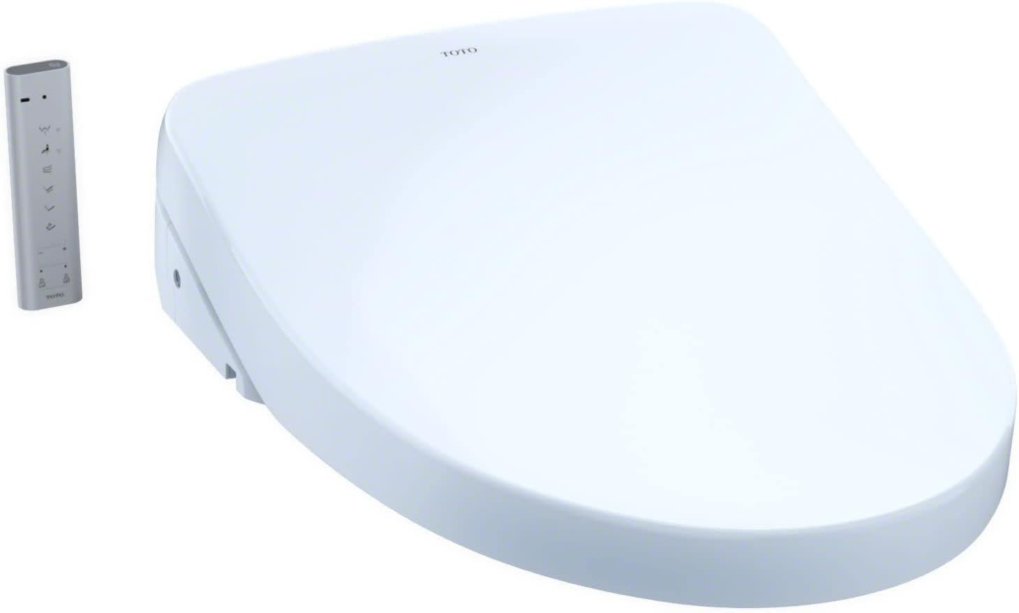 Toto Washlet S550e Electric Bidet Toilet Seat, Elongated