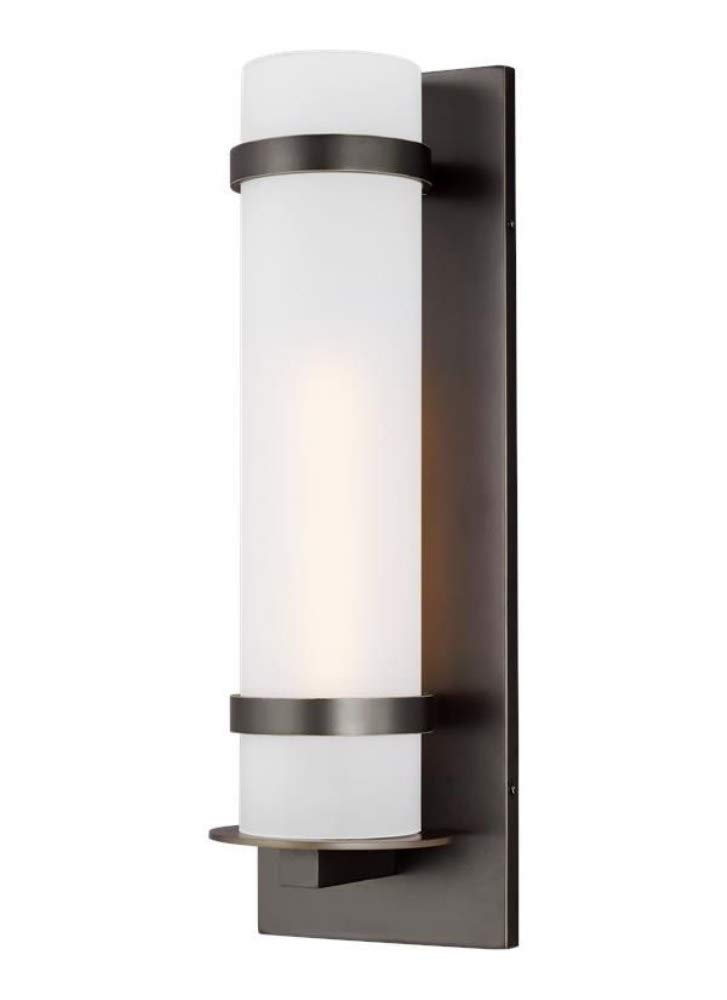 Generation Lighting Alban 1 -Light 24.63-in H Antique Bronze Hardwired Outdoor Wall Light