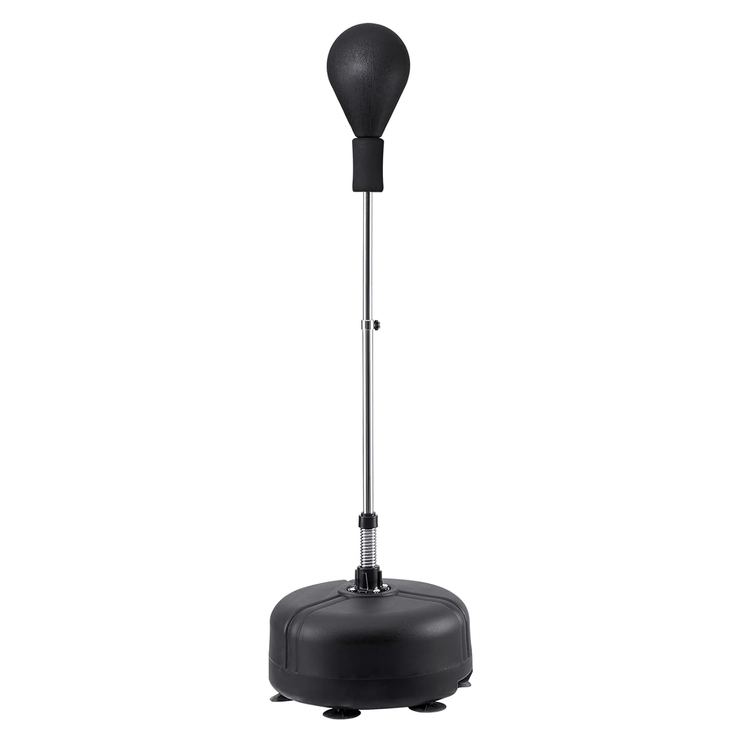 Adjustable Black PVC Leather Reflex Boxing Bag with Suction Cup Base