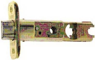 Kwikset 81825-6WAL Adjustable Half-Round Drive Lates in PB