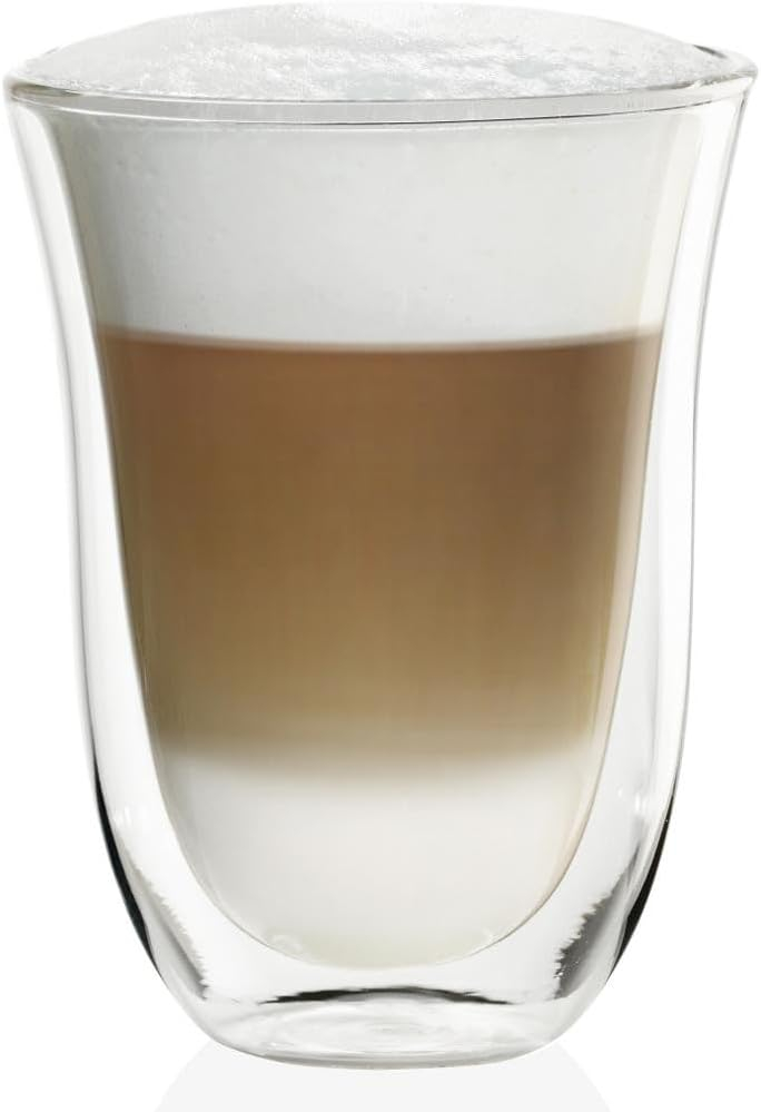 DeLonghi De'Longhi set of 2 Latte Double Wall Thermal Glasses (Set of 2)