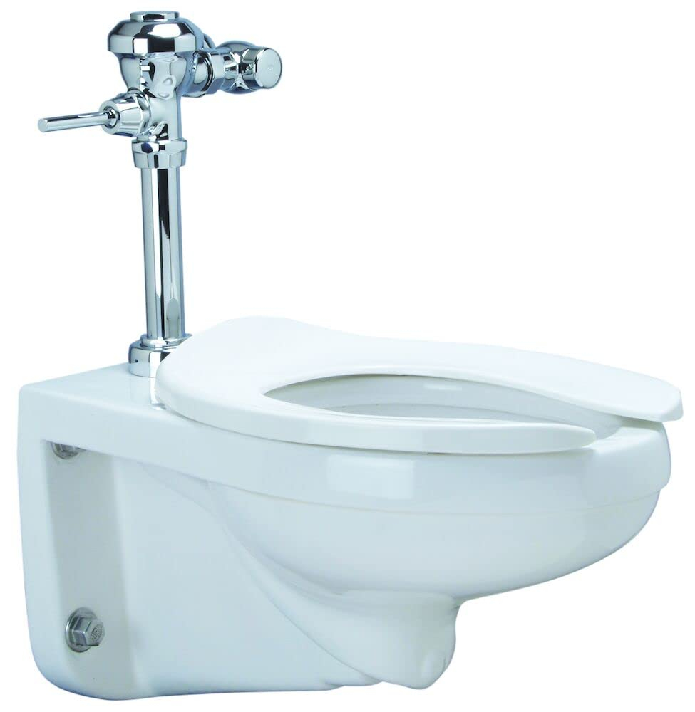 White Vitreous China Wall Mounted High Efficiency Toilet