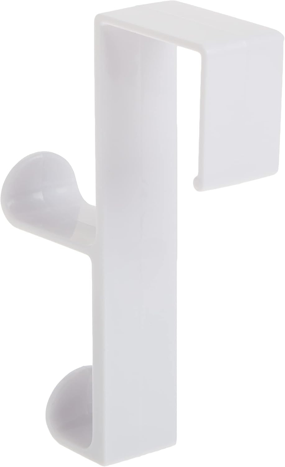 iDesign Over the Door, Organizer Hook for Coats, Hats, Robes, Towels - Double Hook, White