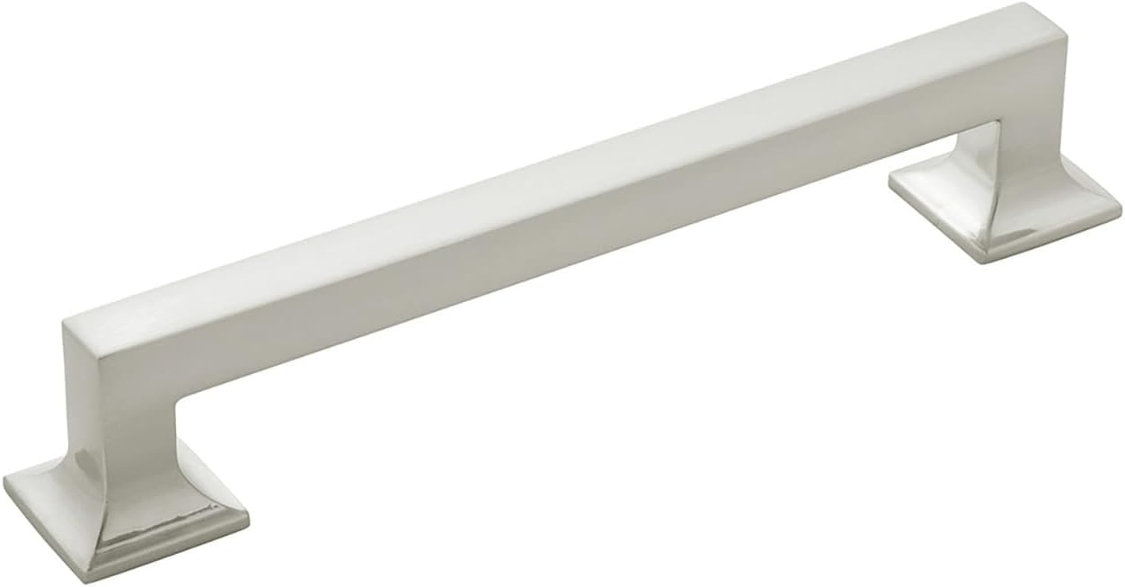 Hickory Hardware Studio Collection Appliance Pull 8 Inch Center to Center Satin Nickel Finish