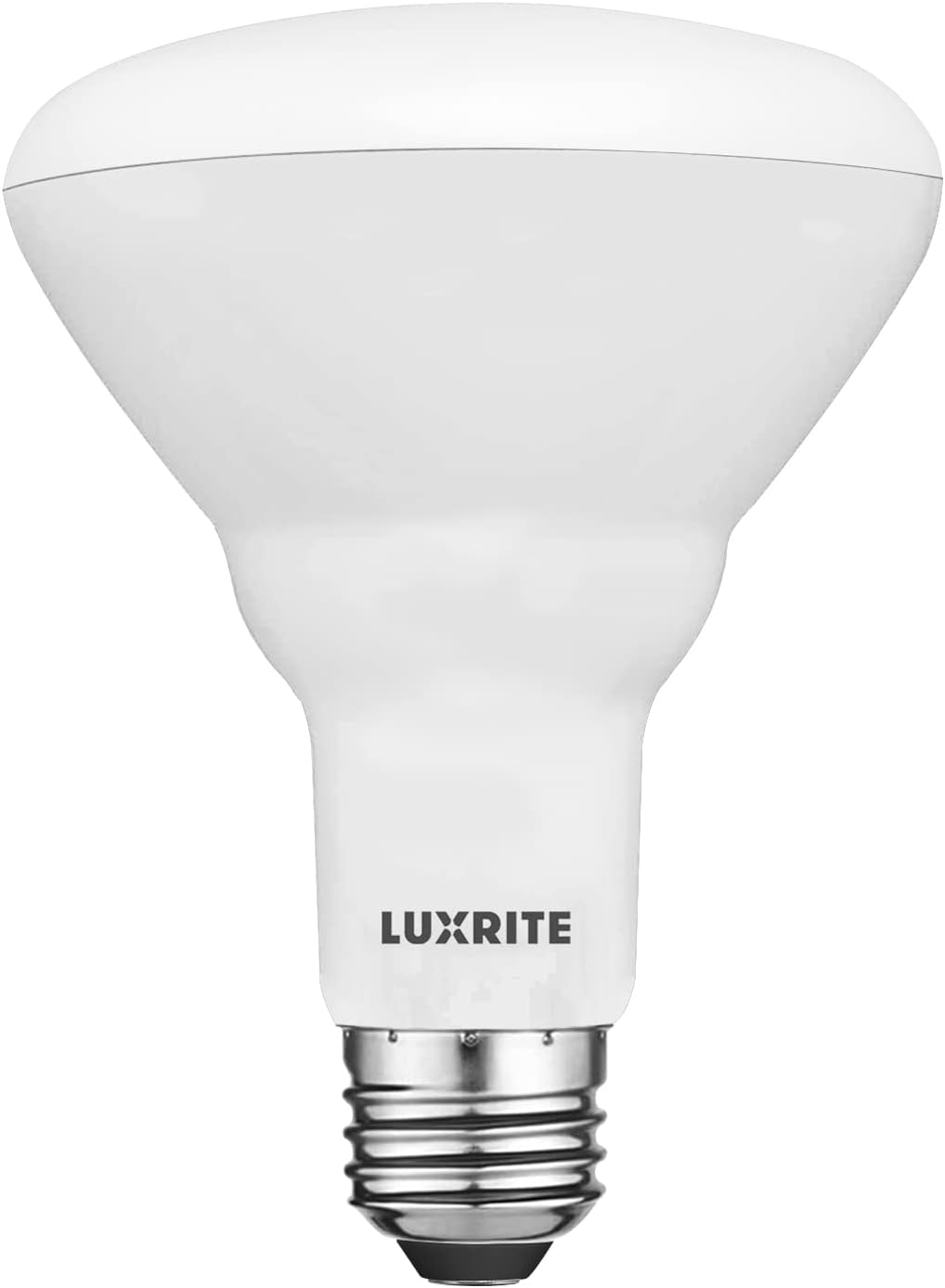 Luxrite BR30 LED Flood Light Bulb, 9W=65W, 4000K Cool White, 650 Lumens, Dimmable, UL Listed, E26 Base 1-Pack