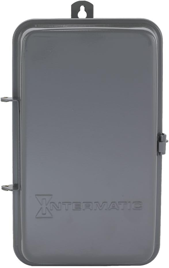 Intermatic Indoor and Outdoor Mechanical Timer Switch 120 V Gray