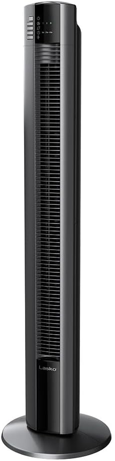 Open Box Lasko 48 Inch 3 Speed Oscillating Tower Fan w/ Nighttime Setting