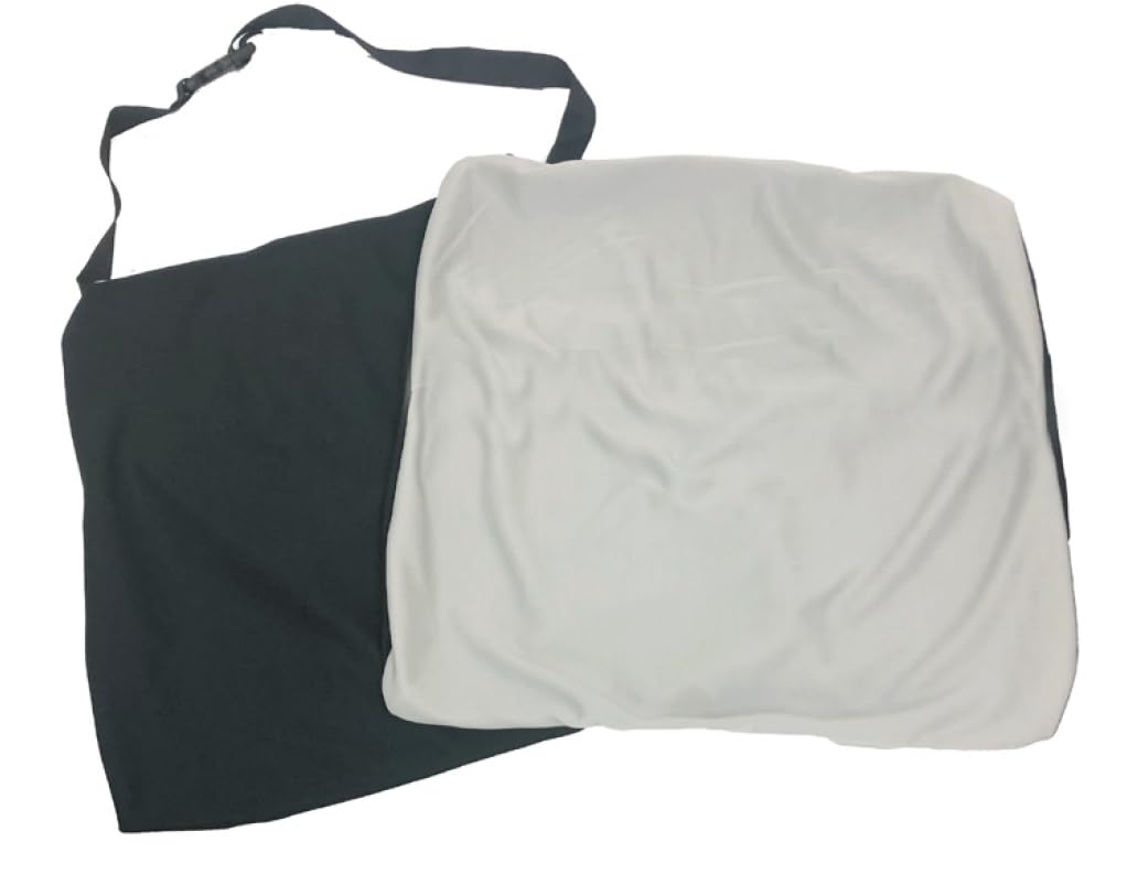 Two-Tone Black and White Polyester Cushion Cover for Wheelchairs