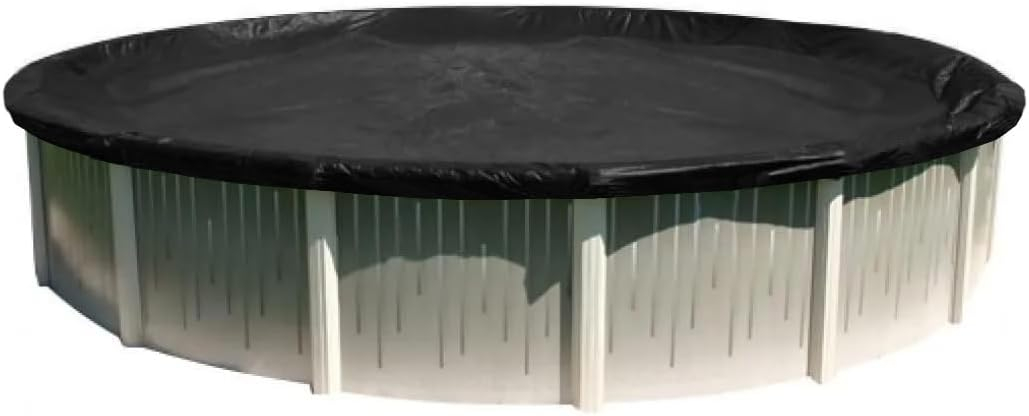 Buffalo Blizzard 24' Round Deluxe Blue/Black Winter Cover for Swimming Pool